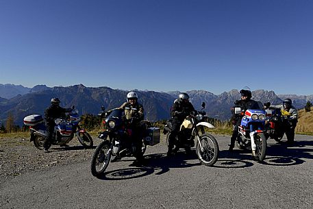 Bikers on Monte Zoncolan